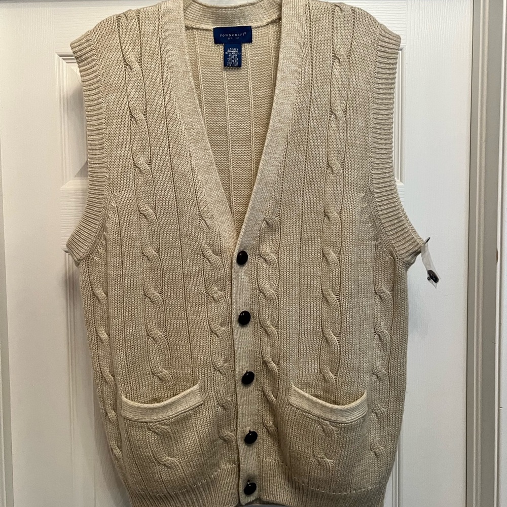 Vintage town craft sweater vest